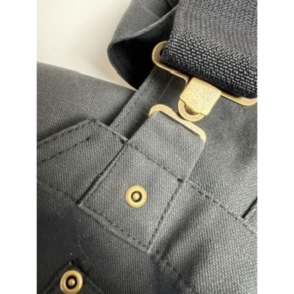 Big Smith black lined canvas bib overalls. Size XL waist 42-44/ - Picture 3 of 11